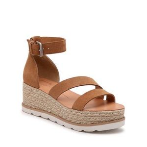 Dolce Vita Brown Liza Espadrille Wedge Sandal Size 8